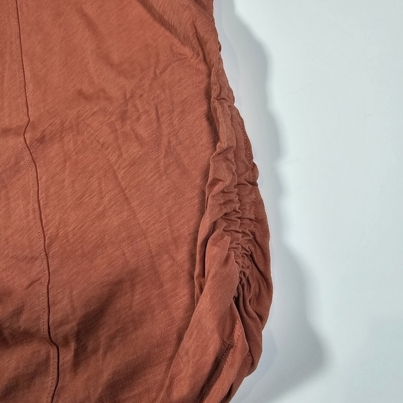 Universal Thread Women's Ruched Side Sleeveless Top (Size Small) Sheer Spice NEW - Picture 6 of 9